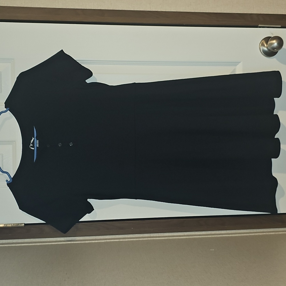 Art Class Girls XXL 16/18 Black Short Sleeve Pullover Dress Used
